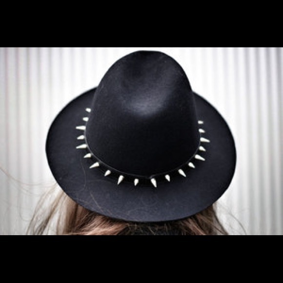 Zara Accessories - Zara Black cowgirl hat with spikes